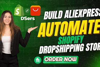 build automated aliexpress shopify dropshipping store
