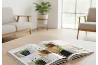 design a professional product catalogue or look book