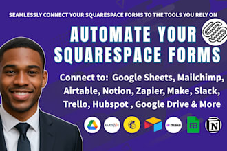 connect squarespace forms to google sheets maiilchimp airtable notion and more