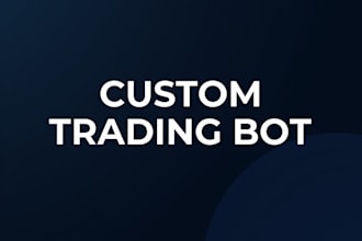 create a custom trading bot for trading view in pine script