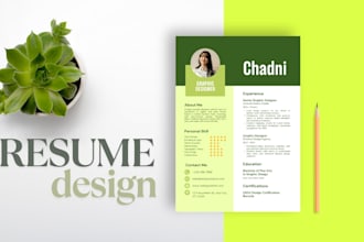 design resume or cv