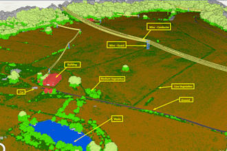 classify lidar point clouds and create dem, dsm terrain models