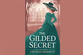 make romantic history book cover design for my clients