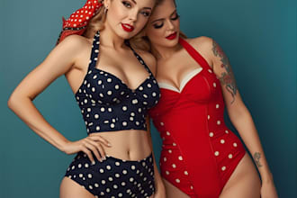 draw a pin up girl and pin up girl