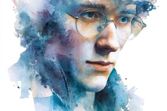 create watercolour portrait art