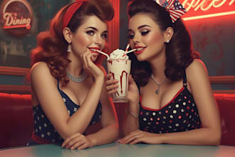 do a pin up girl and pin up girl