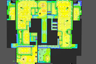 provide dialux evo lighting design with detailed lux report