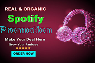 do viral spotify album promotion, spotify music track promotion