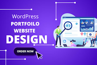 create a responsive personal portfolio website in wordpress