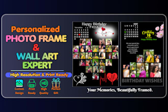 design elegant photo collage frames for gifts and home decor