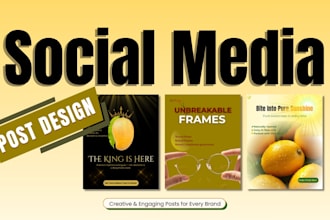 design social media posts