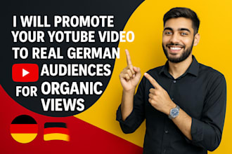 promote your youtube video to real german audiences for organic views