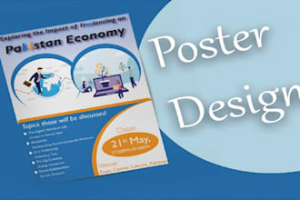 design a professional poster at a low price