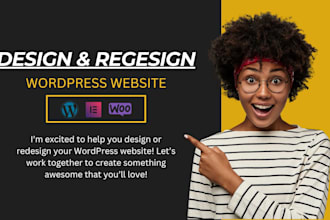 design or redesign wordpress website