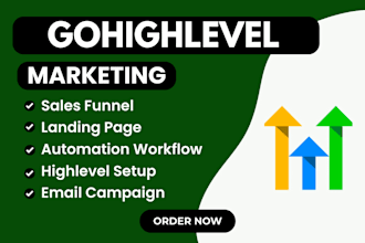 build and optimize your gohighlevel salesfunnel  and automation