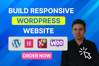 build and design responsive website SEO wordpress
