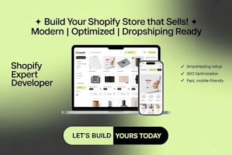 build shopify store, design shopify store, shopify store design, shopify store