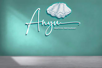 create high quality and beautiful seafood logo design