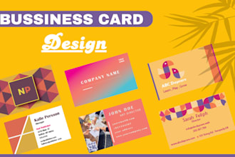 design modern flex and business cards