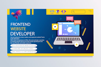 be your front end web developer