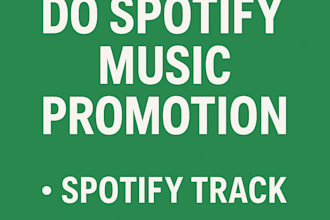 do spotify music promotion, spotify track, spotify playlist promotion