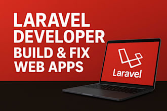 build and fix laravel web applications with clean code