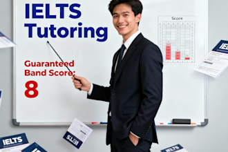 provide personal ielts tutoring to achieve bands 8 and 9
