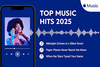 add your songs to an apple music playlist for 1 month
