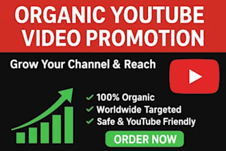 do organic youtube video promotion service