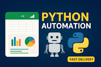 automate your excel or do web scraping and python bots