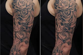 do sleeve tattoo design tattoo cover up custom tatoo design