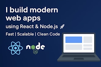 be your expert react and nodejs full stack developer