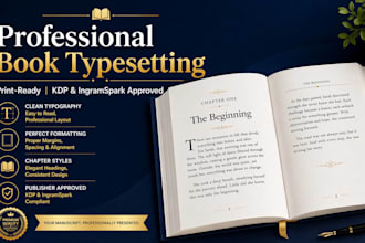 typeset your book for flawless KDP and ingramspark publishing