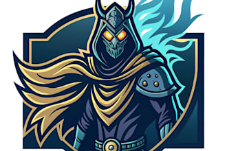 design unique fantasy character logo