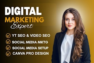 do professional digital marketing and social media promotion