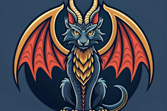create logo designer anime, fantasy