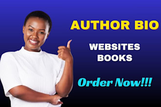 write a strong author bio that attracts readers