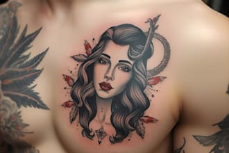 draw custom tattoo designs