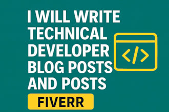write developer tool and API blog posts