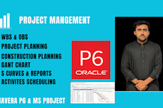 prepare schedule on primavera p6 and ms project
