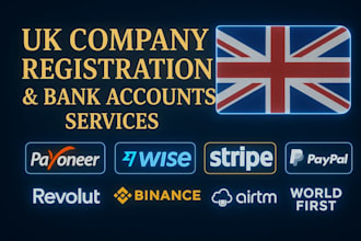 do UK company registration and UK  bank registration
