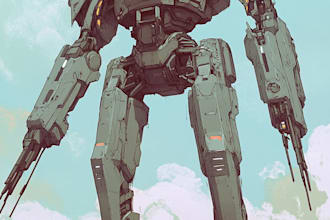 high quality robot, mecha concepts