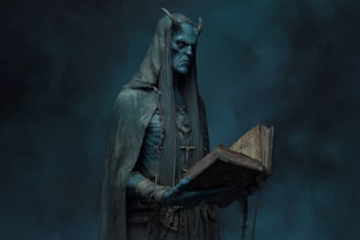 illustrate handmade horror monsters and characters
