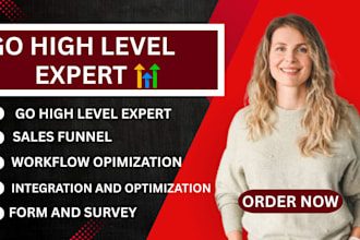 build go high level expert, gohighlevel sales funnel, ghl landing page expert