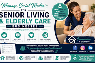 manage social media for senior living and elderly care businesses