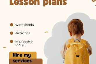 create professional lesson plans and worksheets
