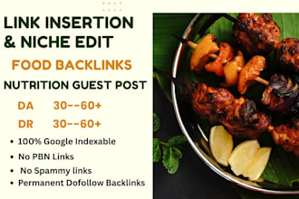 publish food guest post on high da food blog with dofollow food backlink