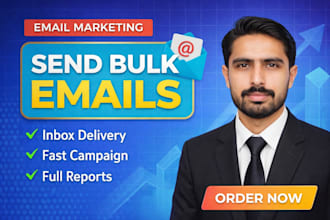 bulk email sending, email blast, and email campaign service