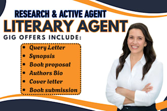 write book proposal, query letter synopsis bio cover letter find literary agent