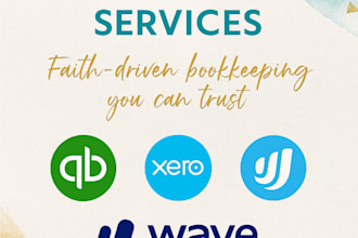 provide expert bookkeeping in quickbooks, xero, or wave
